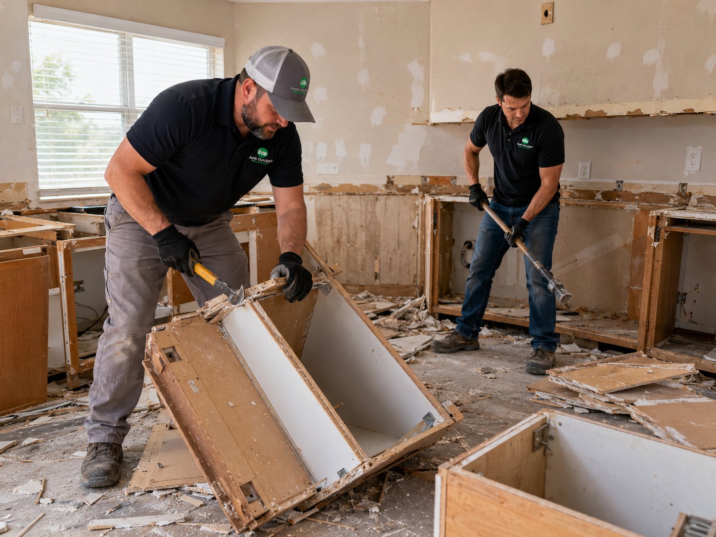 Junk Out ABQ crew at work